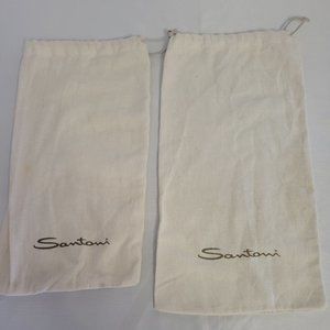 Santoni Shoe Dust Bags (2) Drawstring Closure